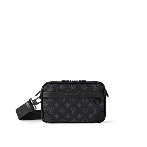 louis vuitton sacoche homme monograme|Sac Alpha Messenger Toile Monogram Éclipse .